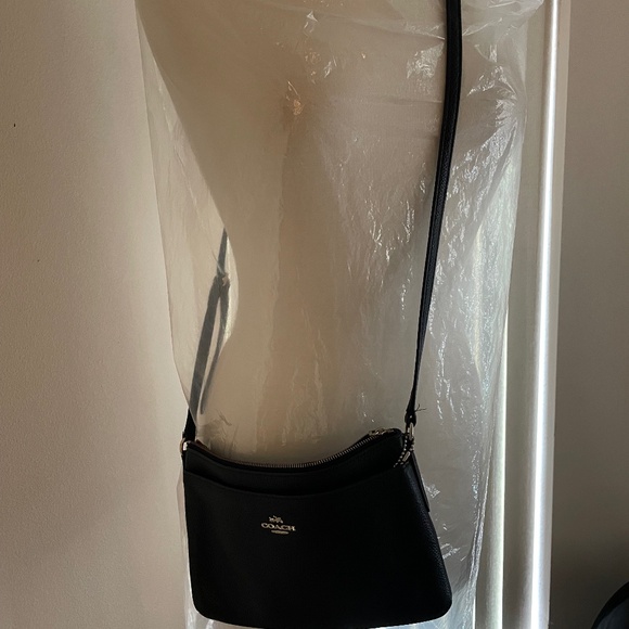 Coach Handbags - Coach black leather crossbody